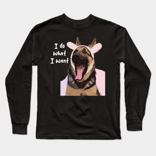 Fur-tastic Fashion German Shepherd-inspired T-shirts for Dog Aficionados Long Sleeve T-Shirt